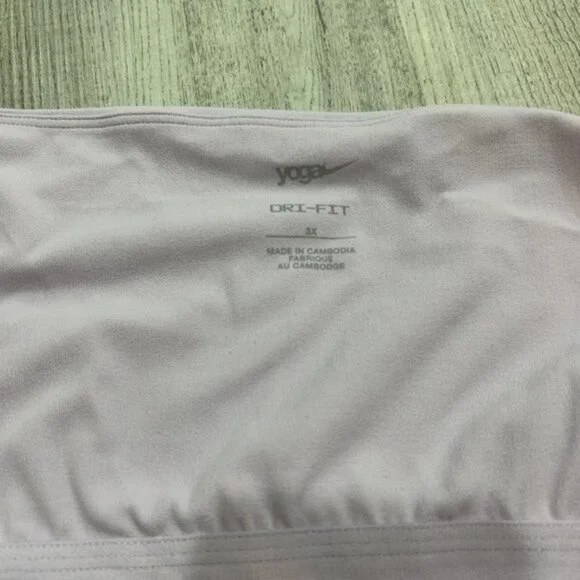 🟡SOLD🟡Nike Yoga Luxe Women's Shelf-Bra Workout Tank in Lavender Purple 3X NWT - Picture 7 of 7